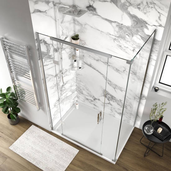havana chrome 1300 inline hinged corner shower enclosure havana chrome 1300 inline hinged corner shower enclosure