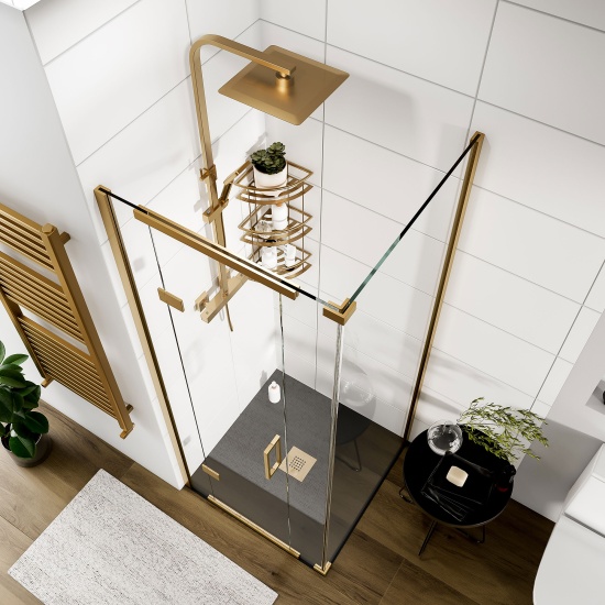 havana gold 800 inline hinged corner shower enclosure havana gold 800 inline hinged corner shower enclosure