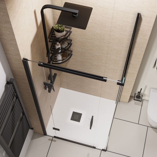 havana black 900 inline hinged corner shower enclosure havana black 900 inline hinged corner shower enclosure
