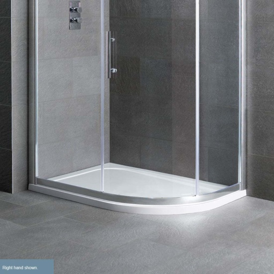 Volente 900 x 700 Right Hand Offset Quadrant Stone Resin Tray