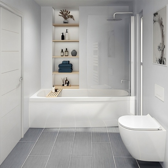 perform panel wet wall white gloss various sizes square edge or nu-lock