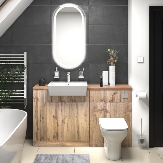 oliver 1400 oak vanity and toilet package chrome handles oliver 1400 oak vanity and toilet package chrome handles