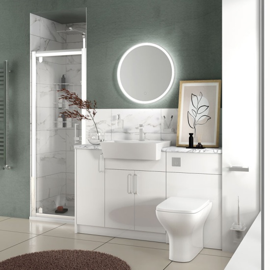 oliver white shower suite 1400 vanity with pivot door oliver white shower suite 1400 vanity with pivot door