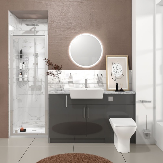 oliver anthracite shower suite 1400 vanity with pivot door oliver anthracite shower suite 1400 vanity with pivot door