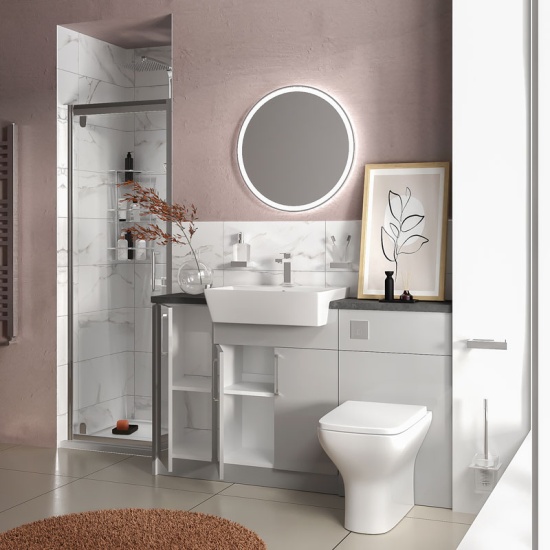 oliver dove grey shower suite 1400 vanity with pivot door oliver dove grey shower suite 1400 vanity with pivot door