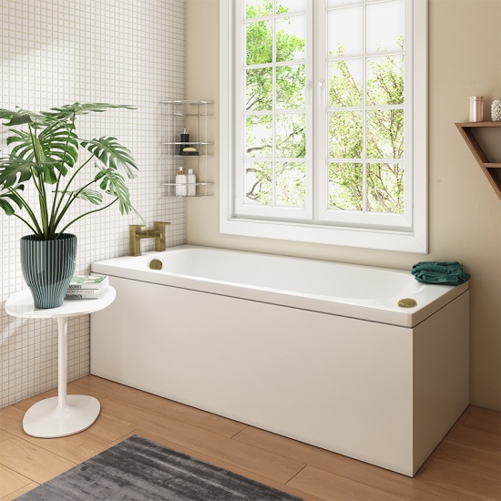 mercury 1600x700 standard brushed brass jacuzzi jets whirlpool bath