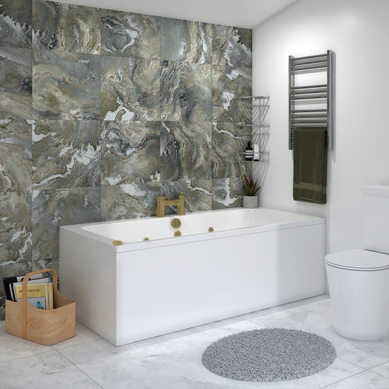 turin super deep 1700x800 6 brushed brass jets straight hot tub bath