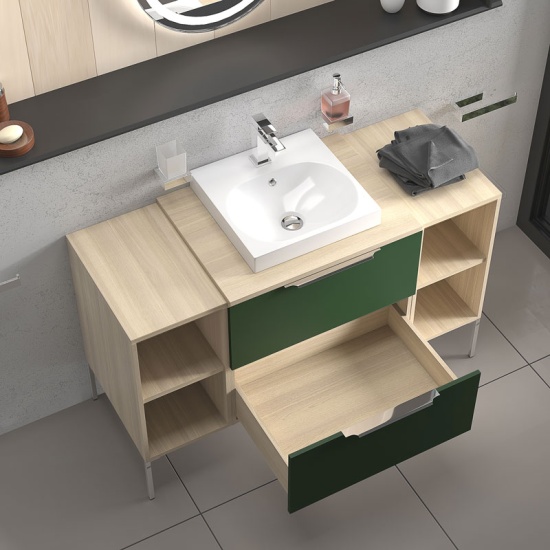 alani 1200 green vanity square sink alani 1200 green vanity square sink