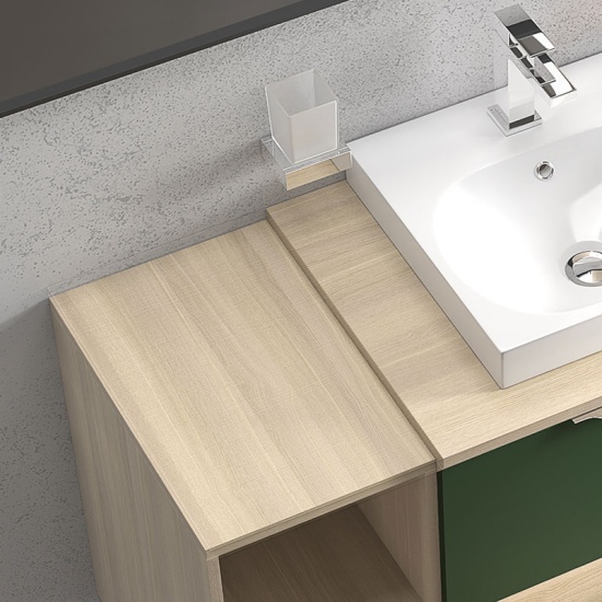 alani 1200 green vanity square sink alani 1200 green vanity square sink