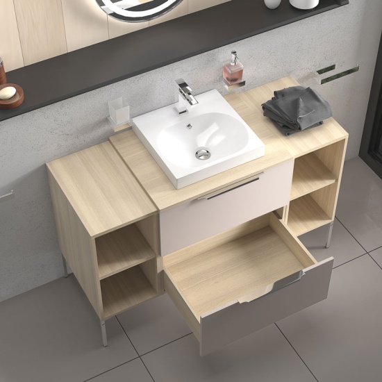 alani 1200 sand pink vanity square sink alani 1200 sand pink vanity square sink
