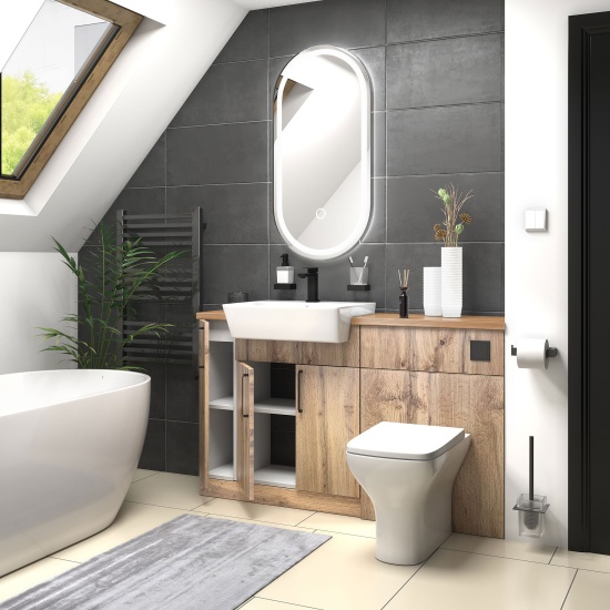 oliver 1400 oak vanity and toilet package black handles oliver 1400 oak vanity and toilet package black handles