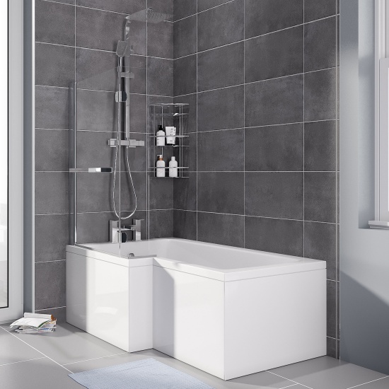 eko 1500 left hand lshape bath
