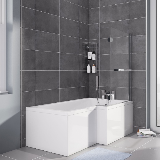 eko 1500 right hand lshape bath