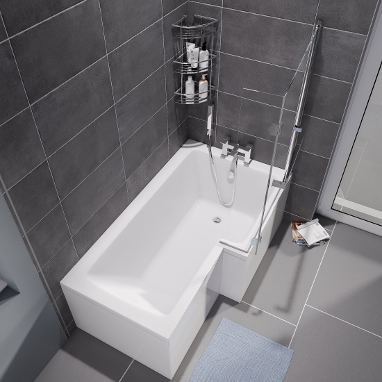 eko 1500 right hand lshape bath