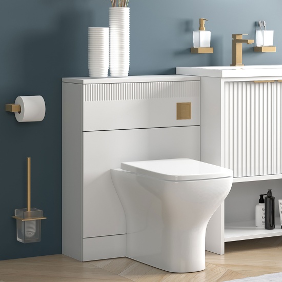 jasmine white back-to-wall toilet unit optional flush button and pan