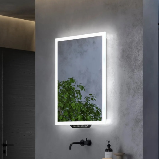 Main Lifestyle Image for Luka 700 x 600mm Illuminated Mirror with Alexa