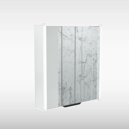 luka led mirror cabinet alexa 700 x 600