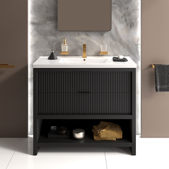 jasmine black 1000mm vanity unit with gold handles, btw toilet unit and 1700 & 1800mm bath jasmine black 1000mm vanity unit with gold handles, btw toilet unit and 1700 & 1800mm bath