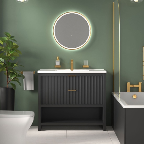 jasmine recessed shower suite with black 1000mm vanity unit wc toilet unit gold jasmine recessed shower suite with black 1000mm vanity unit wc toilet unit gold