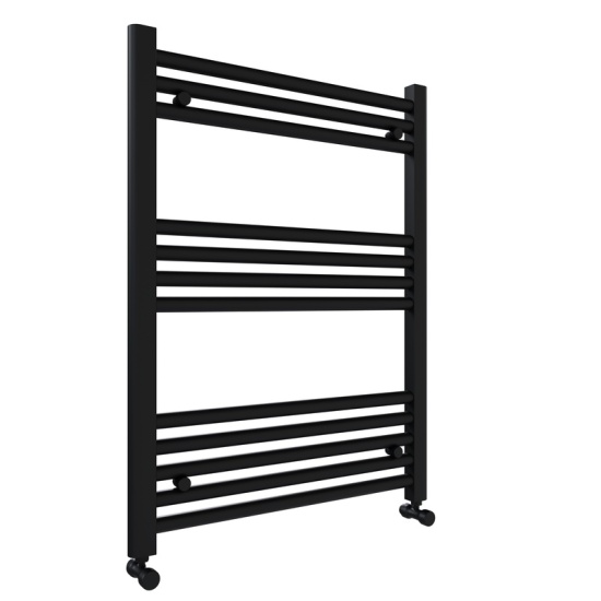 Product Image for Black Straight Towel Rail 600 x 800