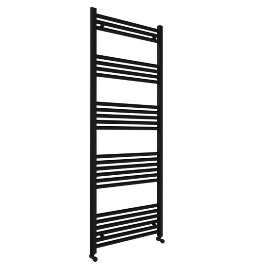 Product Image for Black Straight Towel Rail 600 x 1600