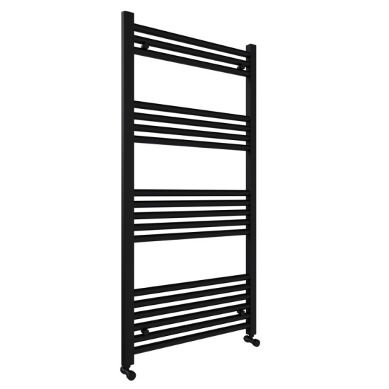 Product Image for Black Straight Towel Rail 600 x 1200