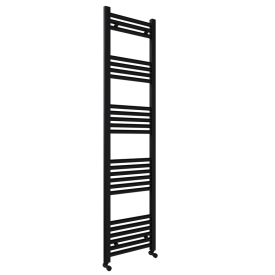 Product Image for Black Straight Towel Rail 400 x 1600