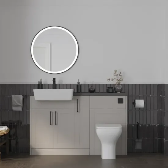 Oliver 1300 Cashmere Shaker Fitted Furniture