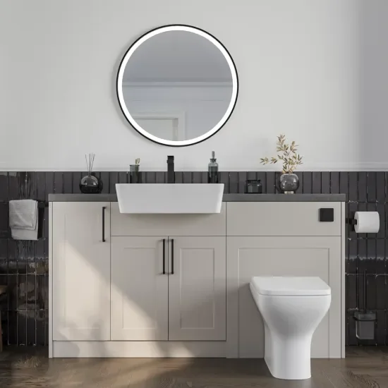 Oliver 1400 Cashmere Shaker Fitted Furniture