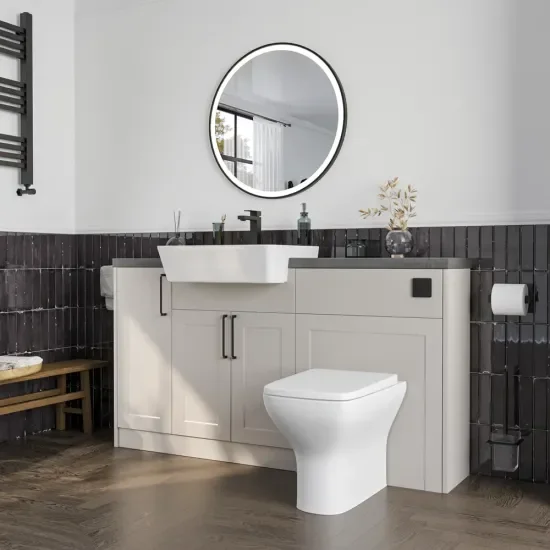 Oliver 1300 Cashmere Shaker Fitted Furniture