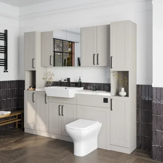 Oliver 2100 Cashmere Shaker Fitted Furniture