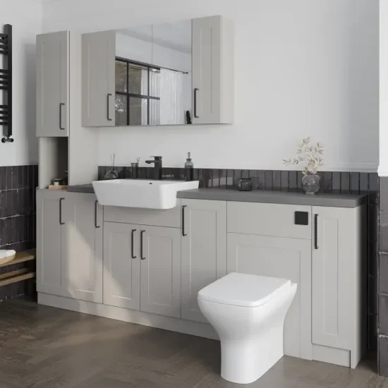 Oliver 2200 Cashmere Shaker Fitted Furniture