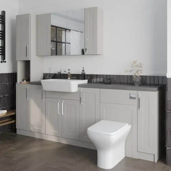 Oliver 2200 Cashmere Shaker Fitted Furniture