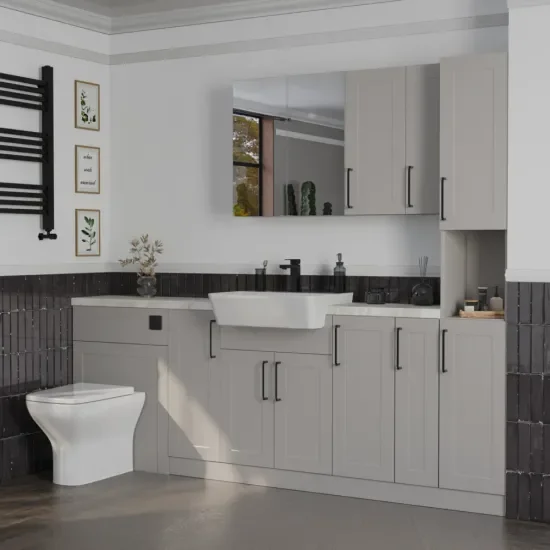 Oliver 2200 Cashmere Shaker Fitted Furniture