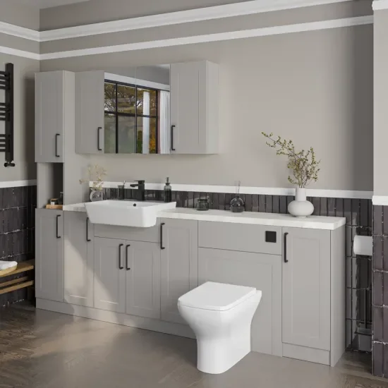 Oliver 2300 Cashmere Shaker Fitted Furniture