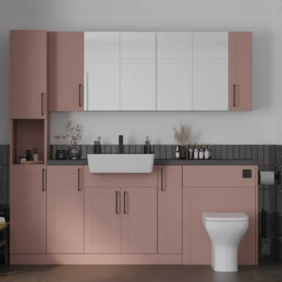 Main product image for the Oliver Pink 2000 Shaker Fitted Furniture 1