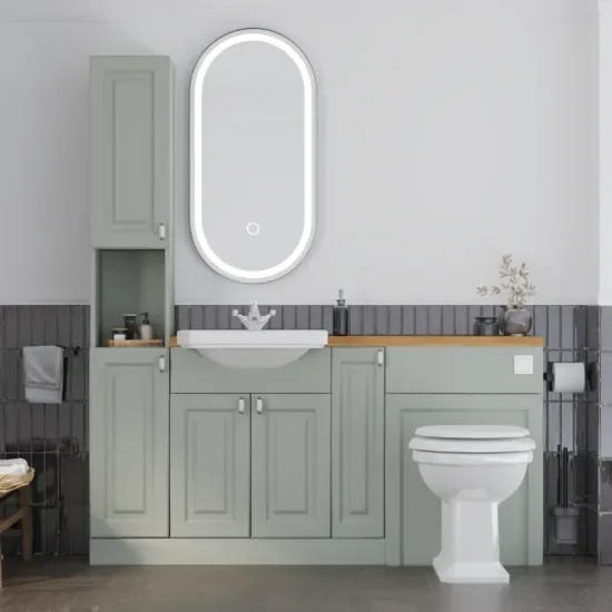 Main product image for the Oliver Sage Green 1700 Shaker Fitted Furniture 1