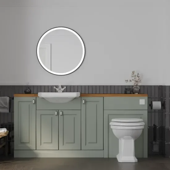Main product image for the Oliver Sage Green 1800 Shaker Fitted Furniture 1