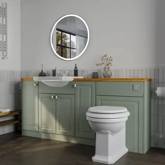 Oliver Sage Green 1800 Shaker Fitted Furniture