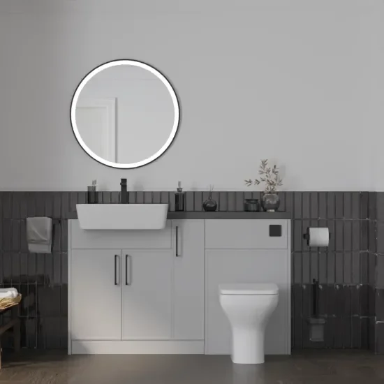Oliver Dust Grey 1300 Slim Shaker Fitted Furniture