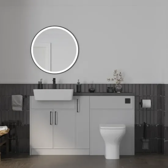 Oliver Dust Grey 1400 Slim Shaker Fitted Furniture