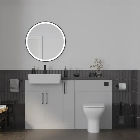 Oliver Dust Grey 1400 Slim Shaker Fitted Furniture