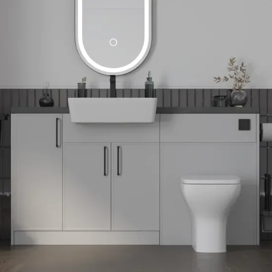 Oliver Dust Grey 1300 Slim Shaker Fitted Furniture