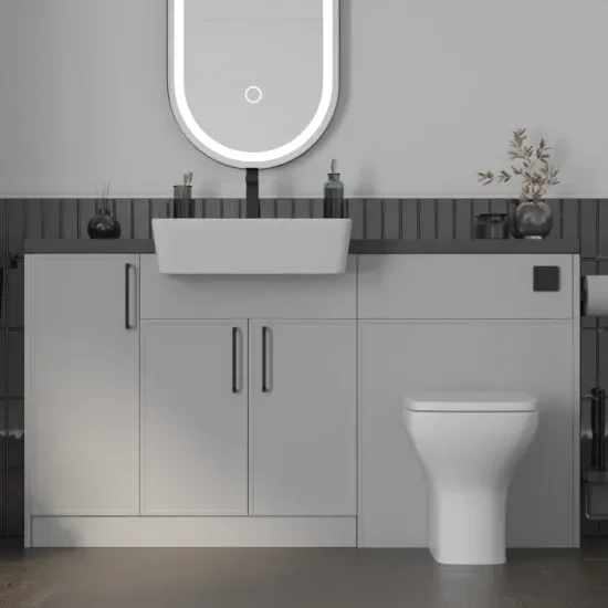 Oliver Dust Grey 1500 Slim Shaker Fitted Furniture