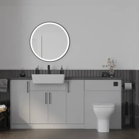 Main product image for the Oliver Dust Grey 1800 Slim Shaker Fitted Furniture 1
