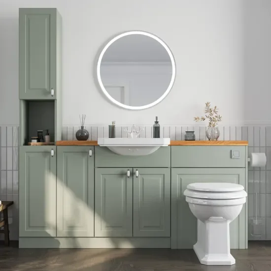 Oliver Sage Green 1700 Shaker Fitted Furniture