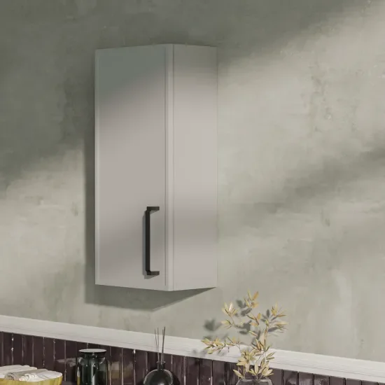 Oliver Dust Grey 300mm Wall Cabinet with Slim Shaker Door
