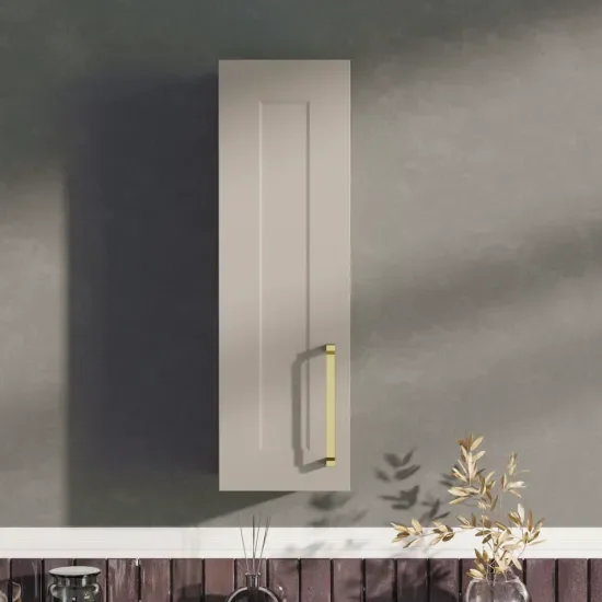 Oliver Dust Grey 200mm Wall Cabinet with Slim Shaker Door