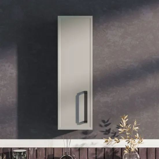 Oliver Dust Grey 200mm Wall Cabinet with Slim Shaker Door