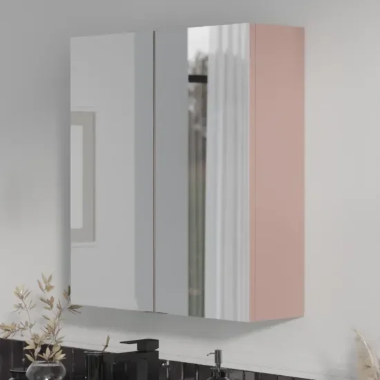 Main Product Image for Oliver Pink 600mm Mirror Cabinet